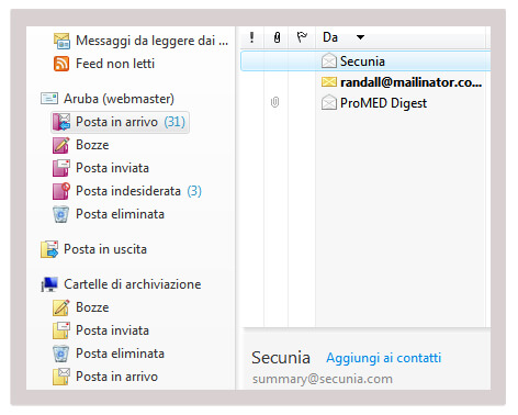 Configurare la posta elettronica con il protocollo pop3 con Windows Live Mail